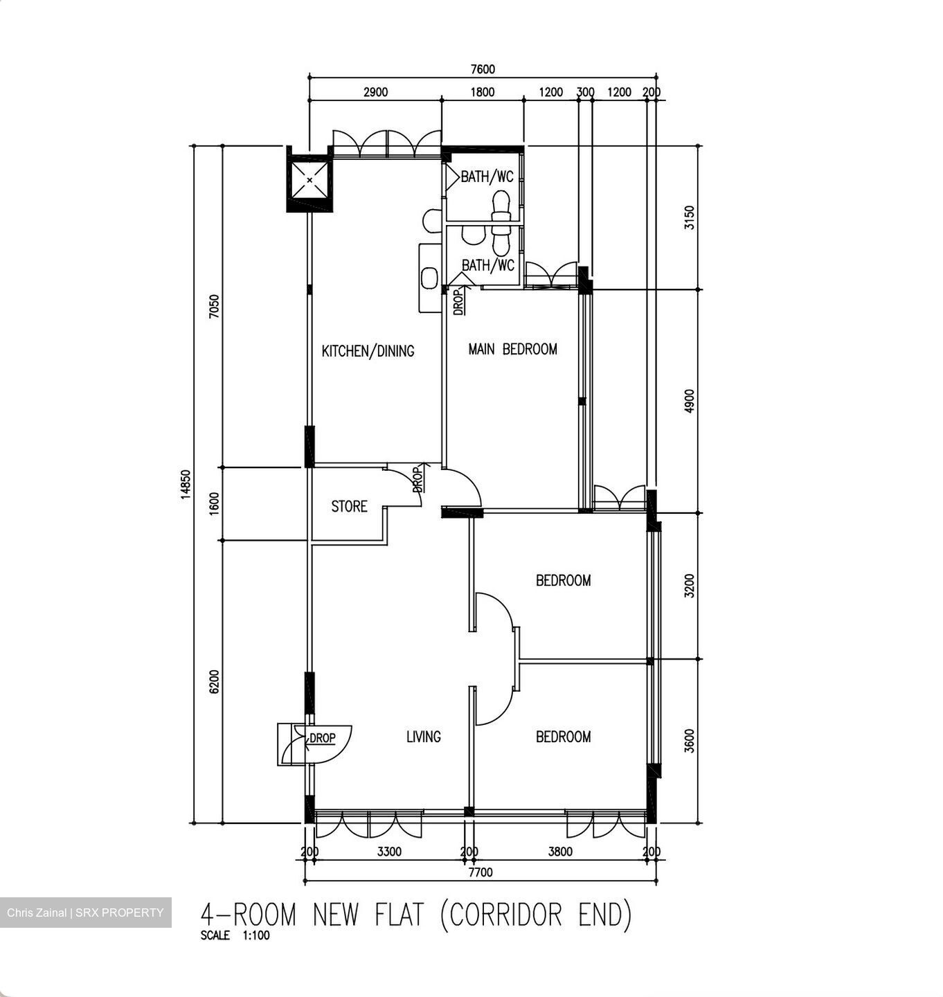 Blk 306 Clementi Meadows (Clementi), HDB 4 Rooms #556649631